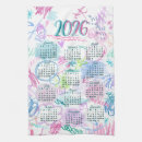 Search for calendar tea towels Watercolor