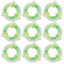 Search for green recycling symbol stickers Reuse