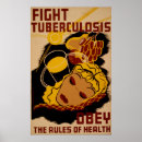 Recherche de tuberculose posters Vintage