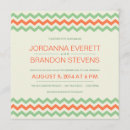 Search for peach and mint green wedding invitations Chic