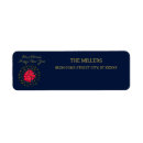 Search for poinsettias return address labels Merry christmas