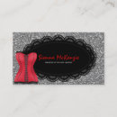 Recherche de lingerie visite cartes visite Noir
