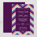 Search for coral and purple wedding invitations Trendy