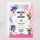 Recherche de ladybug invitations Spectacle miraculeux pour enfants