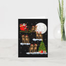 Search for vizsla christmas cards Santa