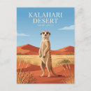 Recherche de suricates cartes postales Désert