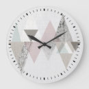 Recherche de geometric horloges Contemporain