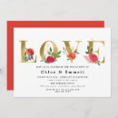 Search for love letter invitations Red