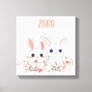 Search for bunnies canvas prints Cute