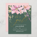 Recherche de green gold baby shower invitations Fleurs