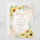 Search for country retirement invitations Sunflowers