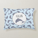 Recherche de motif dauphin coussins Bleu