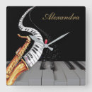 Search for saxophone clocks Piano