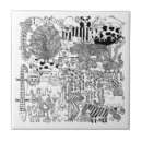 Recherche de animaux sauvages carreaux Noir et blanc