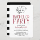 Search for casino bachelor party invitations Modern
