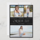 Search for stylish graduation invitations Black