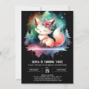 Search for fox birthday invitations Modern