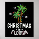Search for christmas palm tree posters Santa