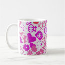 Search for retro ornament mugs Pink