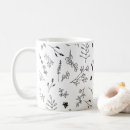 Search for minimal art mugs Botanical