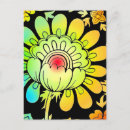 Search for neon flowers postcards Vintage