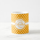 Search for orange polka dots mugs Cute