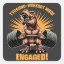 Search for funny exercise stickers Gym