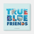 Search for true friend magnets Typography
