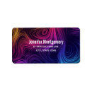 Search for psychedelic return address labels Groovy
