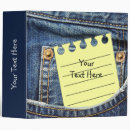 Search for pockets binders Blue jeans