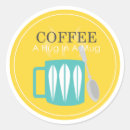 Search for retro coffee stickers Vintage