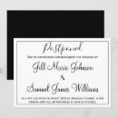 Search for black event invitations Elegant