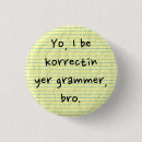 Search for grammar police buttons Nerd
