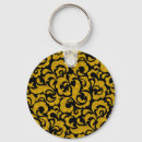 Search for black floral pattern keychains Cute