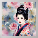 Recherche de le geisha posters Fleurs