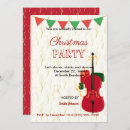 Search for music christmas invitations Red