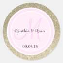Search for lights wedding stickers Pink
