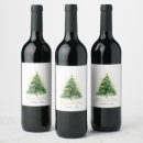 Search for pine trees wine labels Merry christmas