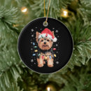 Search for yorkie ornaments Green