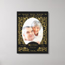 Search for 50th wedding anniversary canvas prints Golden