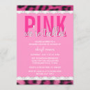 Search for leopard bridal shower invitations Pink