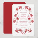 Search for crimson wedding invitations Gothic