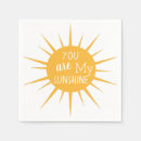 Search for you are my sunshine napkins Modern