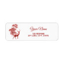 Search for toile return address labels Vintage