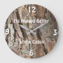 Search for log cabin clocks Wood