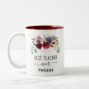 Search for best teacher ever coffee mugs Floral
