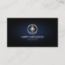 Search for vocalist business cards Entertainer