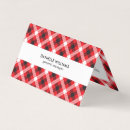 Recherche de plaids business cards Rouge