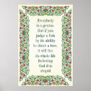 Search for genius posters Quote