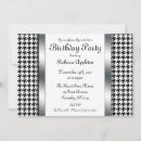 Search for platinum birthday invitations Black